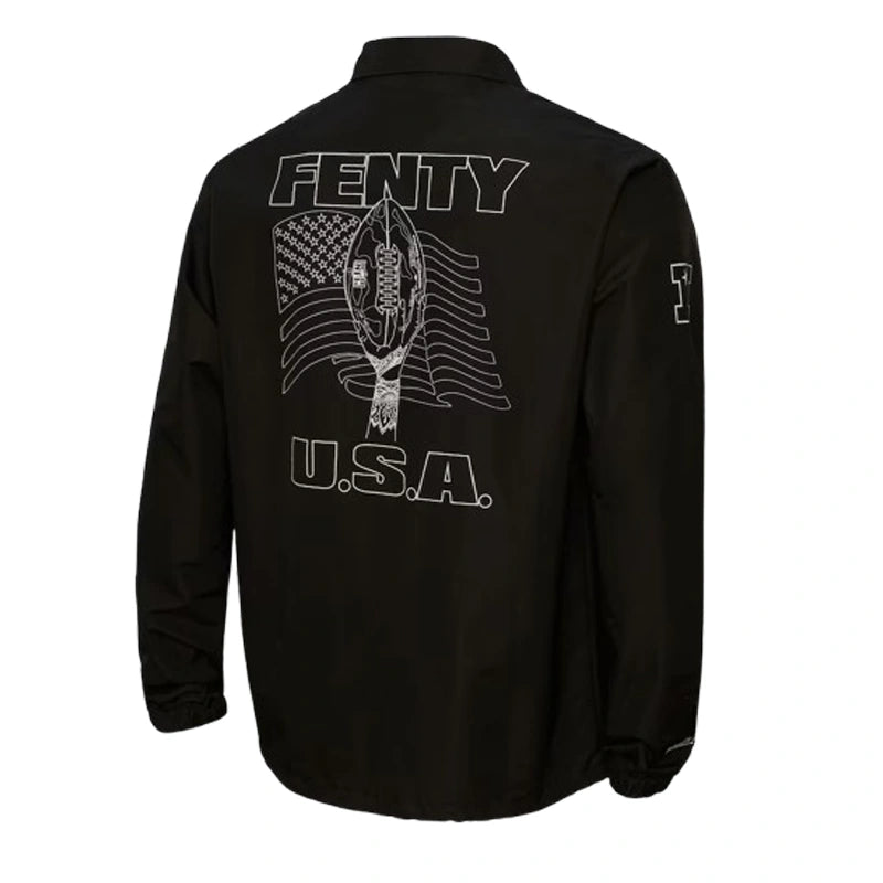 Mitchell & Ness Black Super Bowl LVII Coaches Jacket