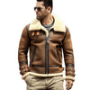 Mens B3 Airforce Sheepskin Shearling Leather Jacket