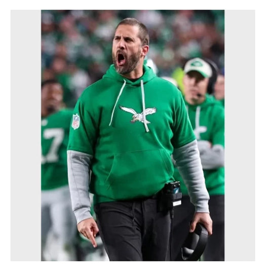 Nick Sirianni Eagles Kelly Green Hoodie