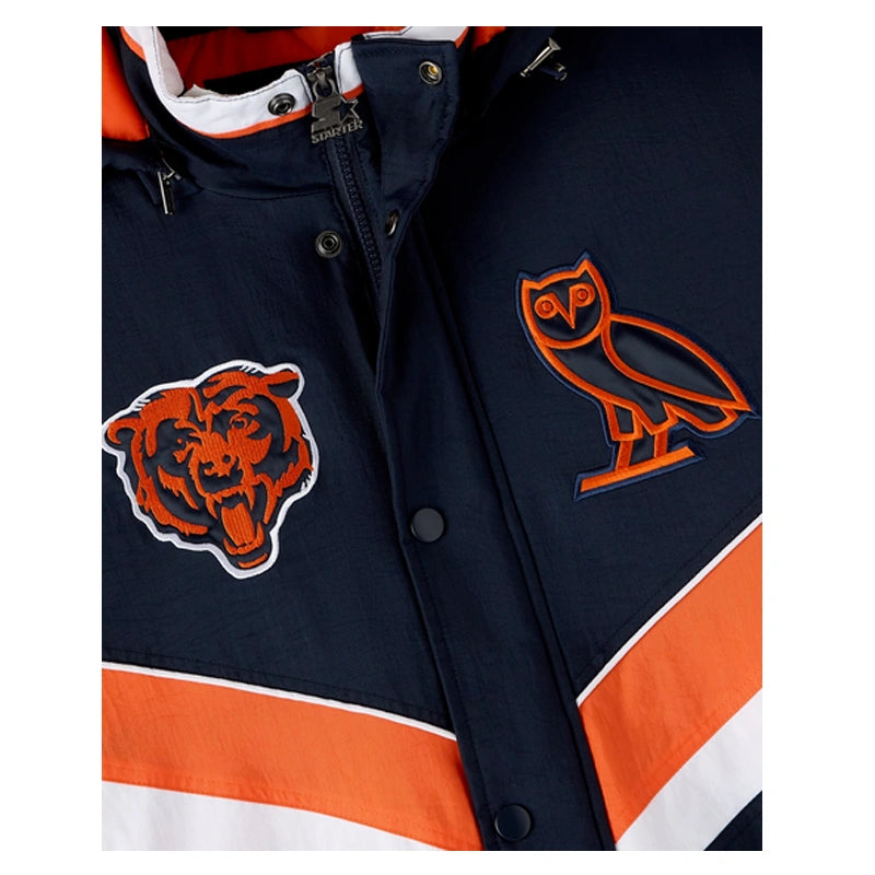 OVO NFL Chicago Bears Starter Sideline Puffer Jacket