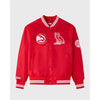 OVO x NBA Atlanta Hawks Satin Varsity Jacket