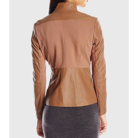 Women’s Double Rider Biker Leather Jacket