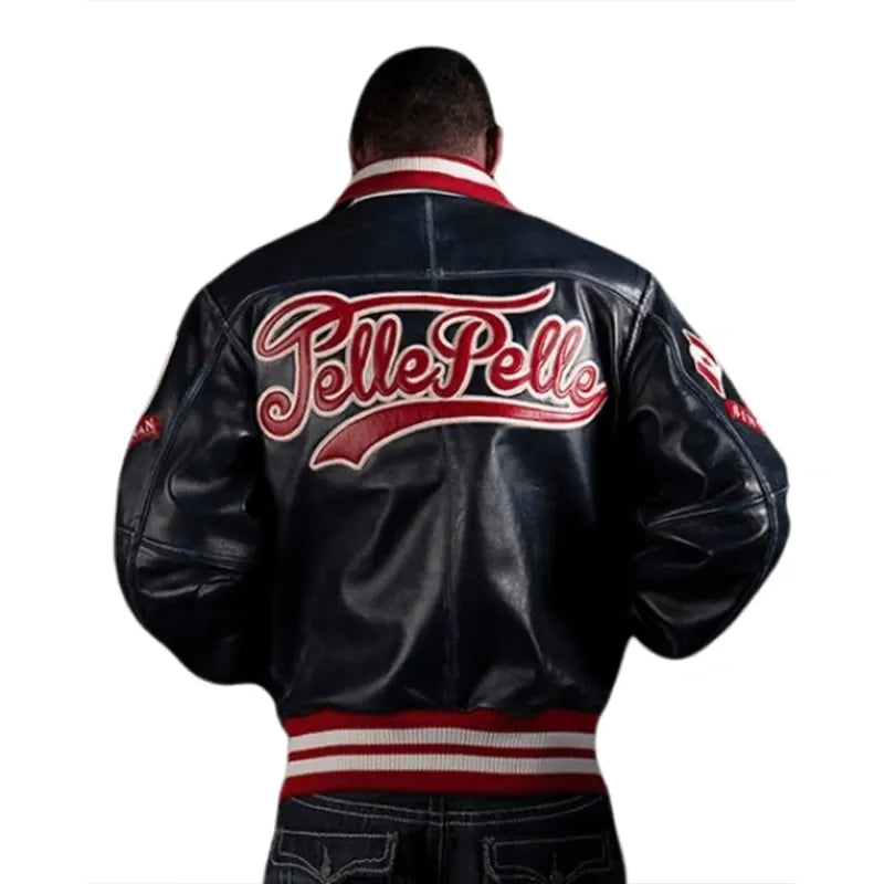 Pelle Pelle Varsity Leather Jacket