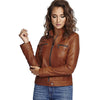 Women’s Real Brown Leather Jacket