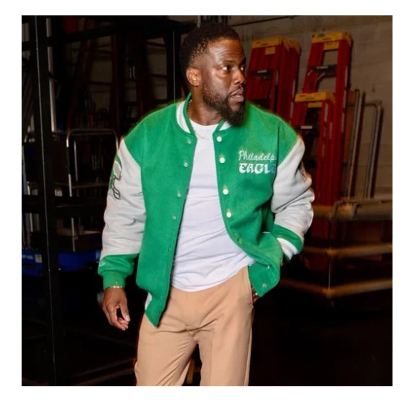 Kevin Hart Philadelphia Eagles Varsity Jacket