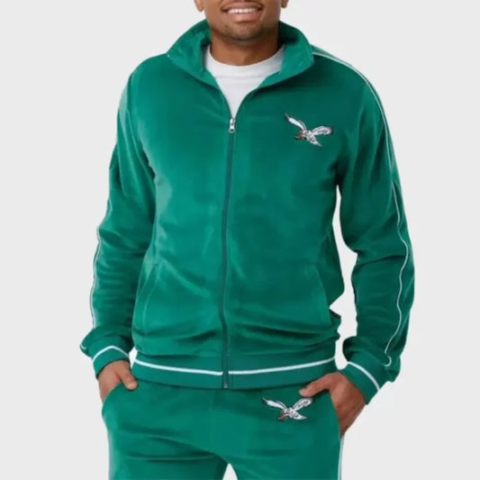 Philadelphia Eagles Velour Tracksuit