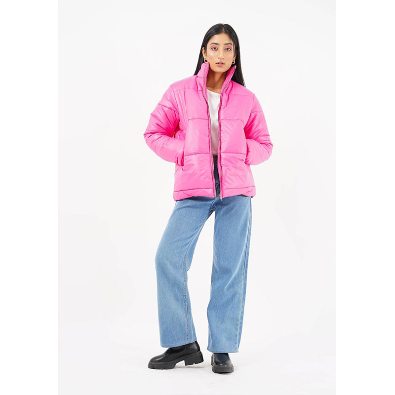 Pink Puffer Jacket