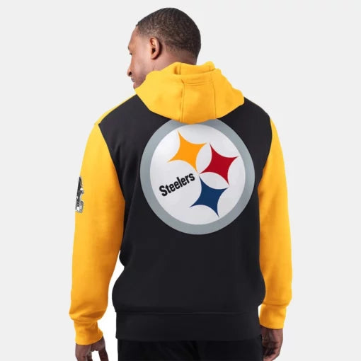Pittsburgh Steelers Starter Black Extreme Hoodie