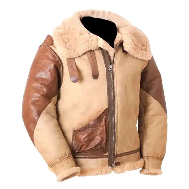 RAF B3 Aviator Shearling Bomber Jacket