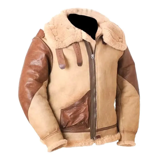 RAF B3 Aviator Shearling Bomber Jacket