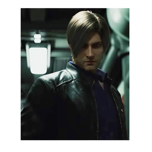 Resident Evil Infinite Darkness Leon Kennedy Leather Jacket