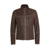 Roughout Shearling Leather Lightweight Jacket