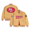 San Francisco 49ers GOLF WANG Satin Bomber Jacket