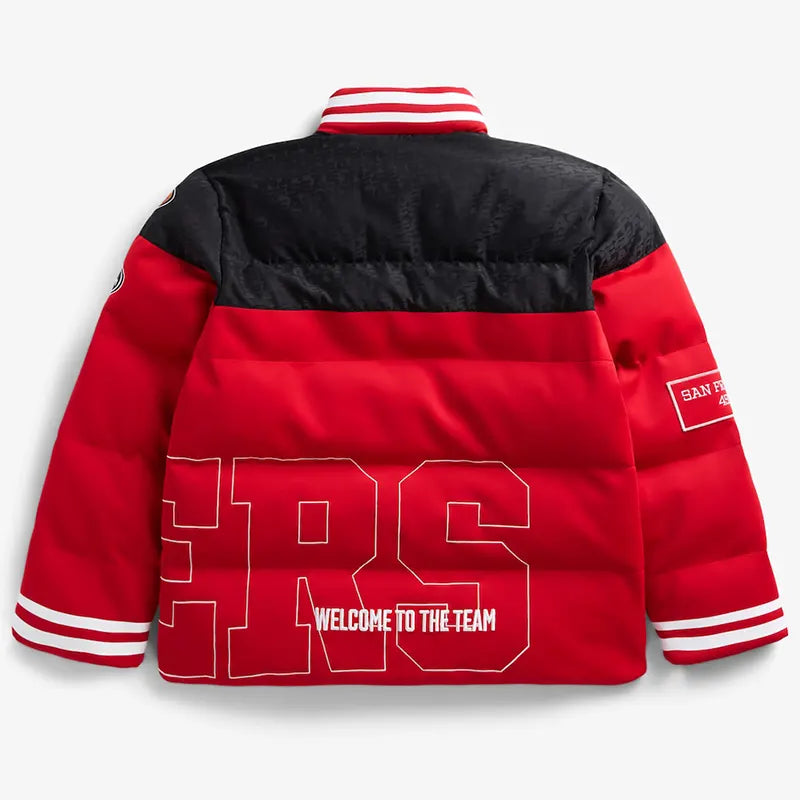 San Francisco 49ers Off Season x NFL Team Puffer Jacket