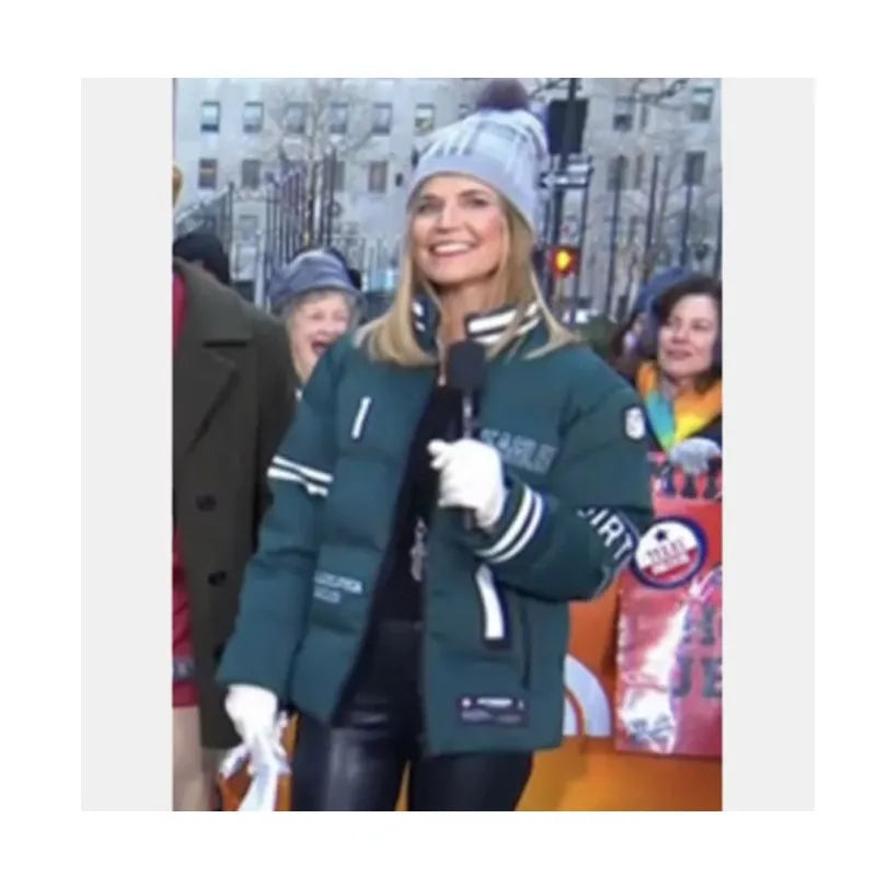 The Today Show Savannah Guthrie Eagles Puffer Jacket