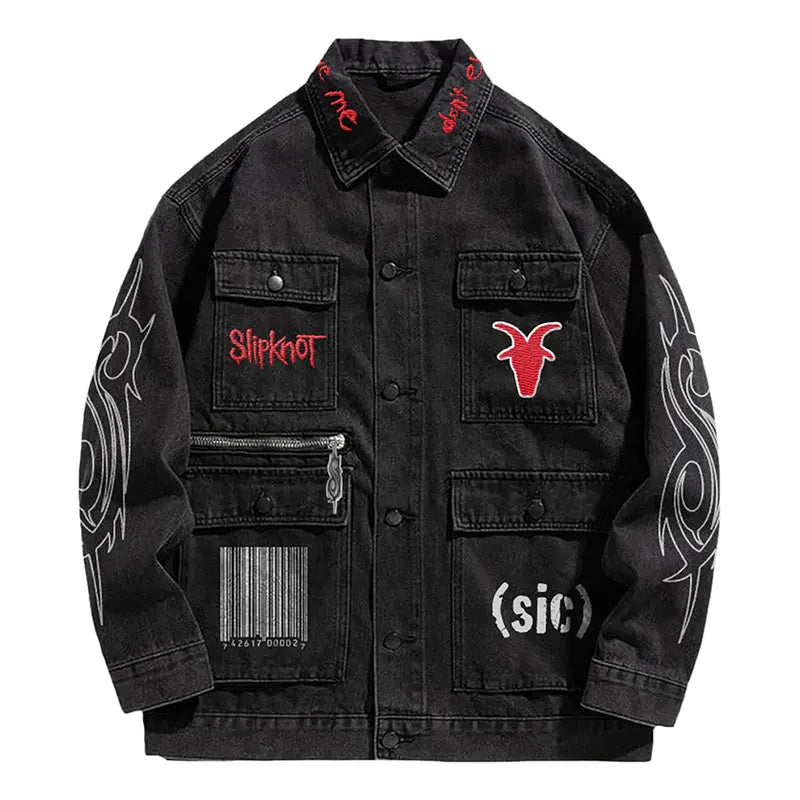 Slipknot Don't Ever Judge Me Cargo Jean Jacket