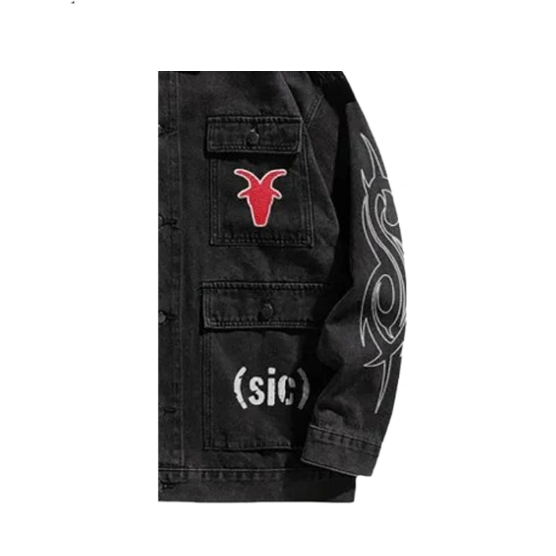 Slipknot Don’t Ever Judge Me Cargo Jean Jacket