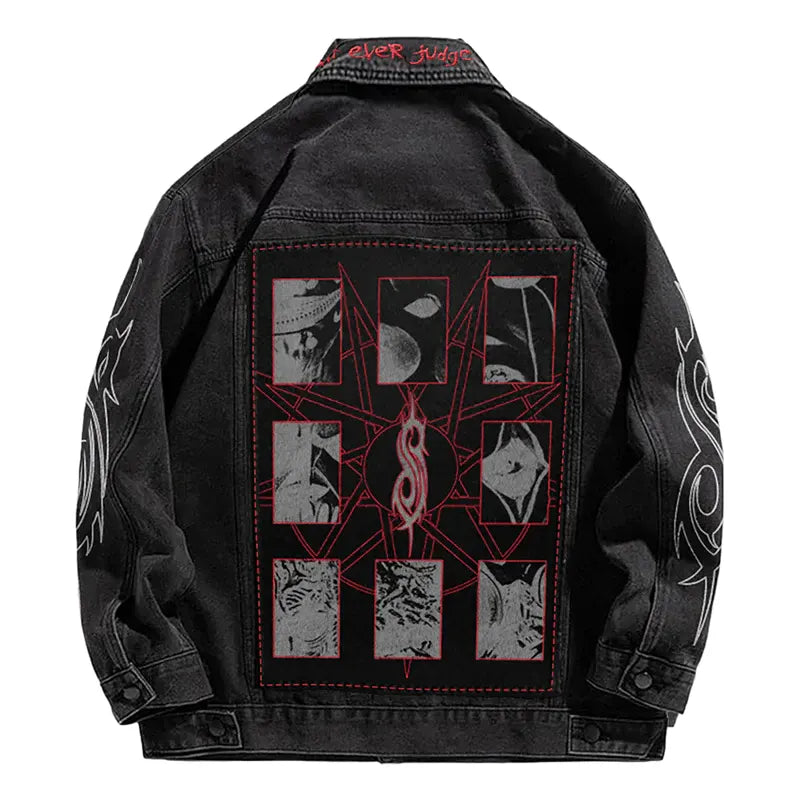 Slipknot Don’t Ever Judge Me Cargo Jean Jacket