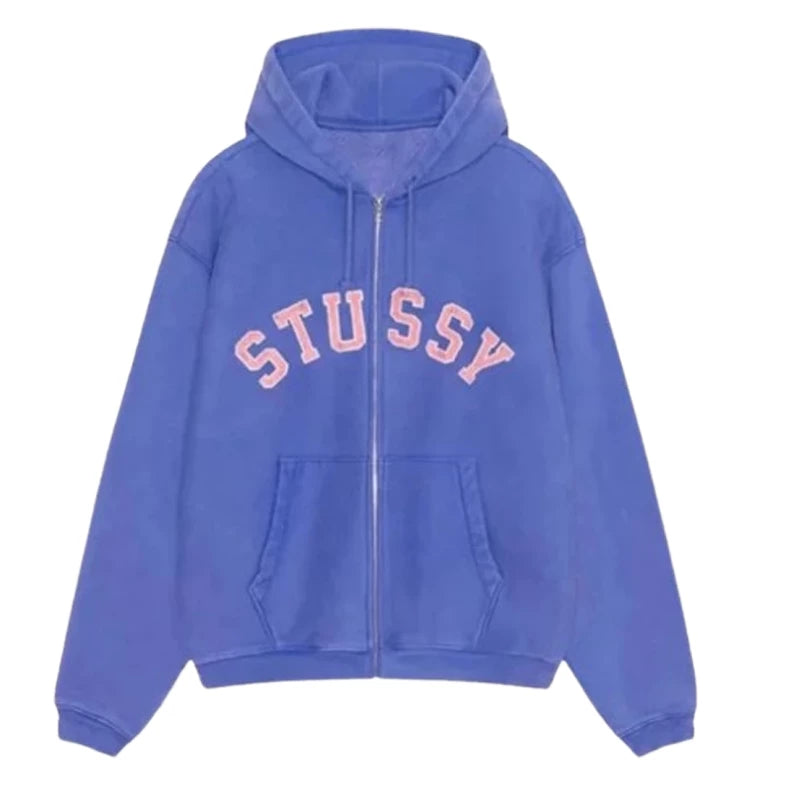 Stussy Faded Graphic Zip Hoodie