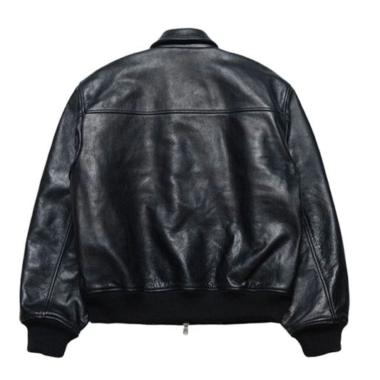 Stussy Leather Flight Jacket