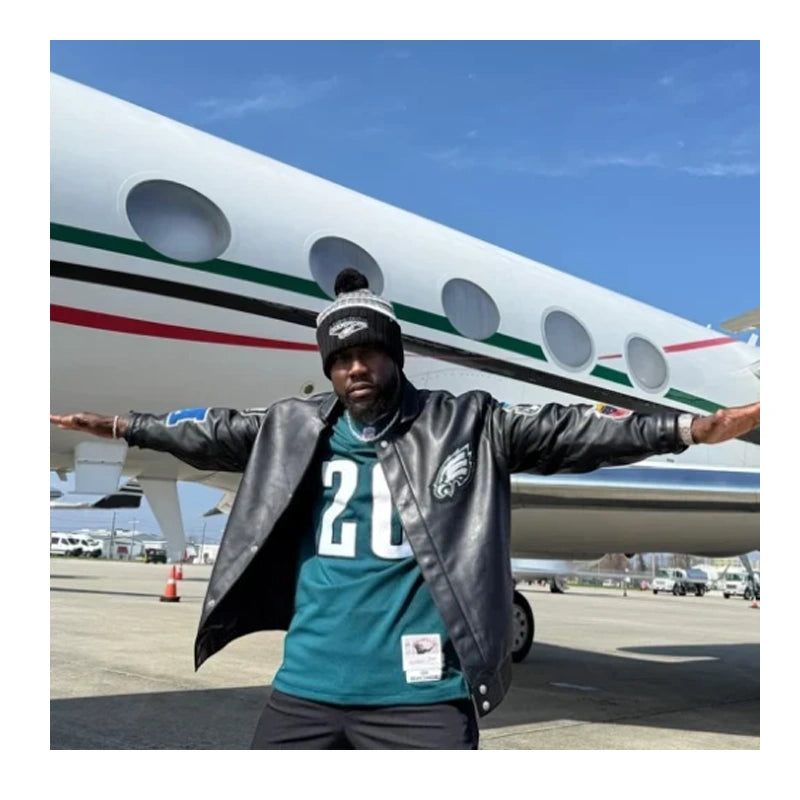 Super Bowl LIX Kevin Hart Leather Jacket