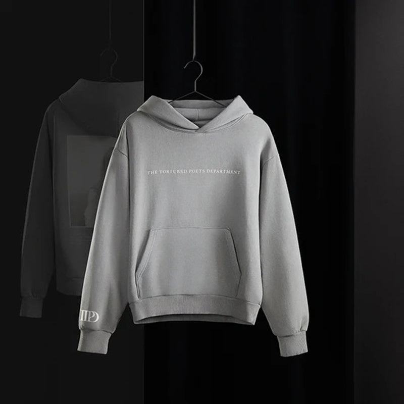 Taylor Swift TTPD Gray Hoodie