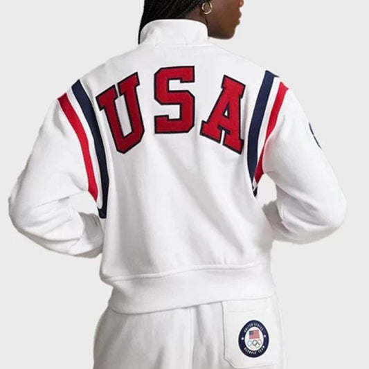 Team USA Fleece Baseball Jacket