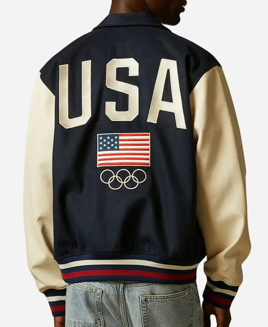 Team USA Olympic 2024 Varsity Jacket