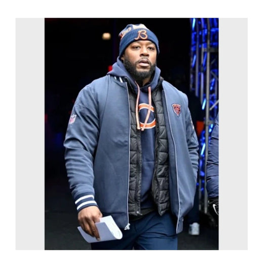 Thomas Brown Chicago Bears Bomber Jacket