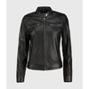 Women’s Black Biker Leather Jacket