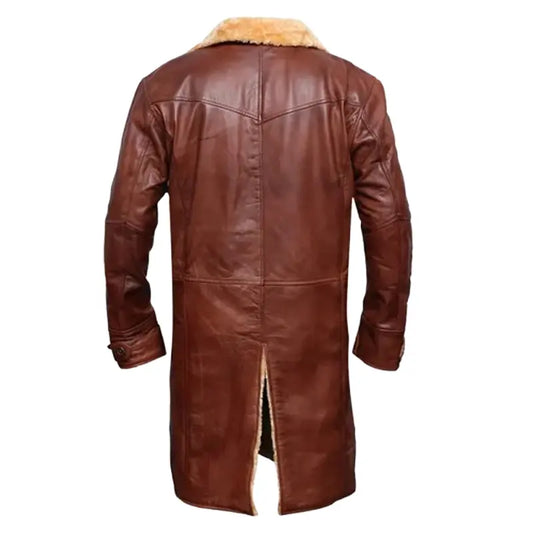 Tom Hardy Bane Leather Trench Coat