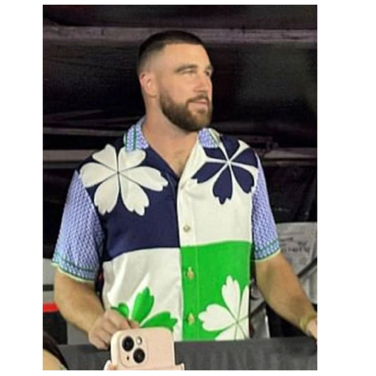 Travis Kelce Argentina Eras Tour Floral Shirt
