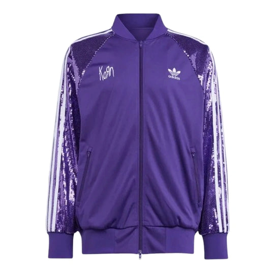 KORN X ADIDAS Purple Sequin Tracksuit