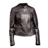 Women Bara Black Motorcycle Jacket