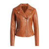 Womens Real Brown Leather Jacket