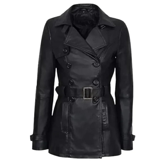 Womens-Double-Breasted-Black-Leather-Jacket-