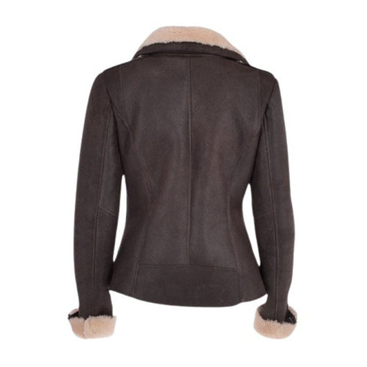 Women’s Aviator Shearling Jacket