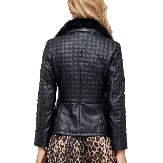 Women’s Real Black Leather Jacket