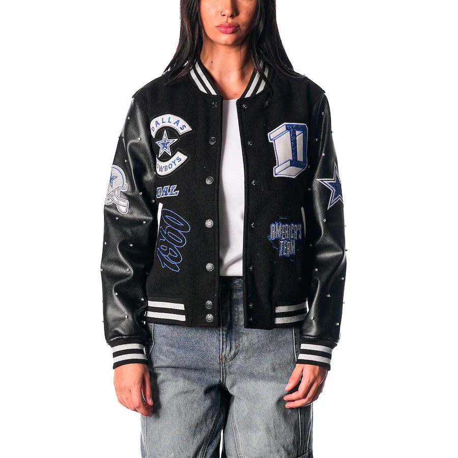 Women's The Wild Collective Black Dallas Cowboys Jacket