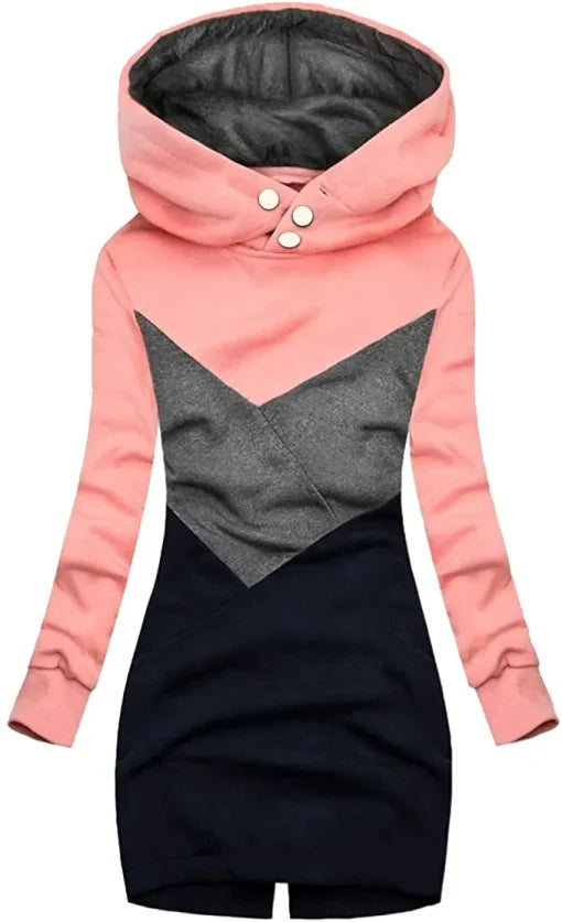 Women’s Turtleneck Hooded Jacket