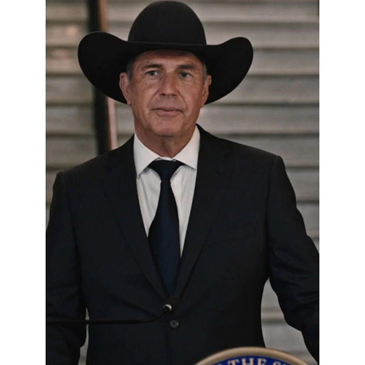 Yellowstone John Dutton Black Suit