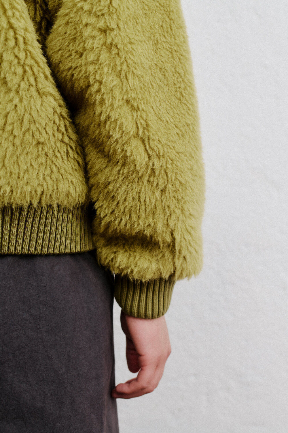 Fear Of God Essentials Marine Military Nylon Blue Bomber Jacket