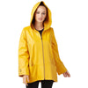 Women’s Real Mustard Yellow Leather Coat