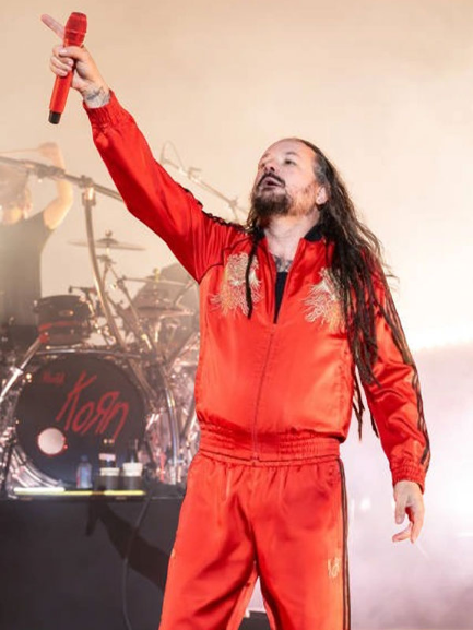 Korn x Adidas Jonathan Davis Red Tracksuit