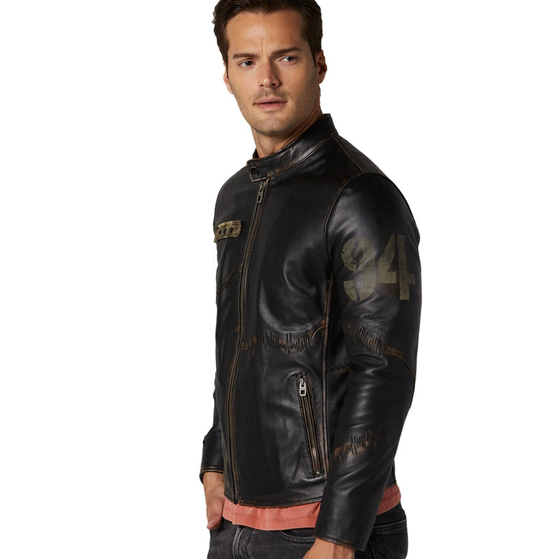 Men’s Real Brown Leather Vintage Classic Jacket