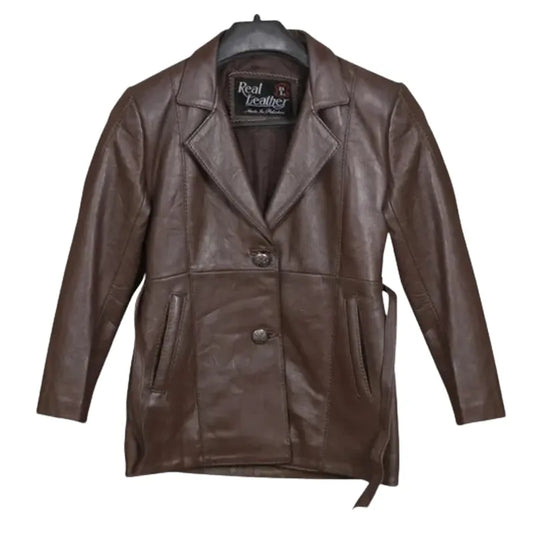 mens-chocolate-brown-leather-blazer