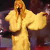 Sabrina Carpenter Christmas Fur Long Coat