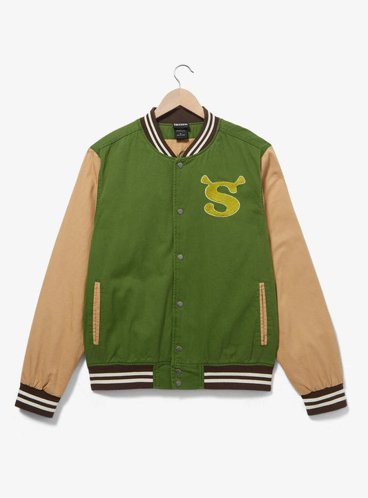 Shrek Logo Varsity Jacket