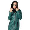 Women’s Real Turquoise Leather Coat