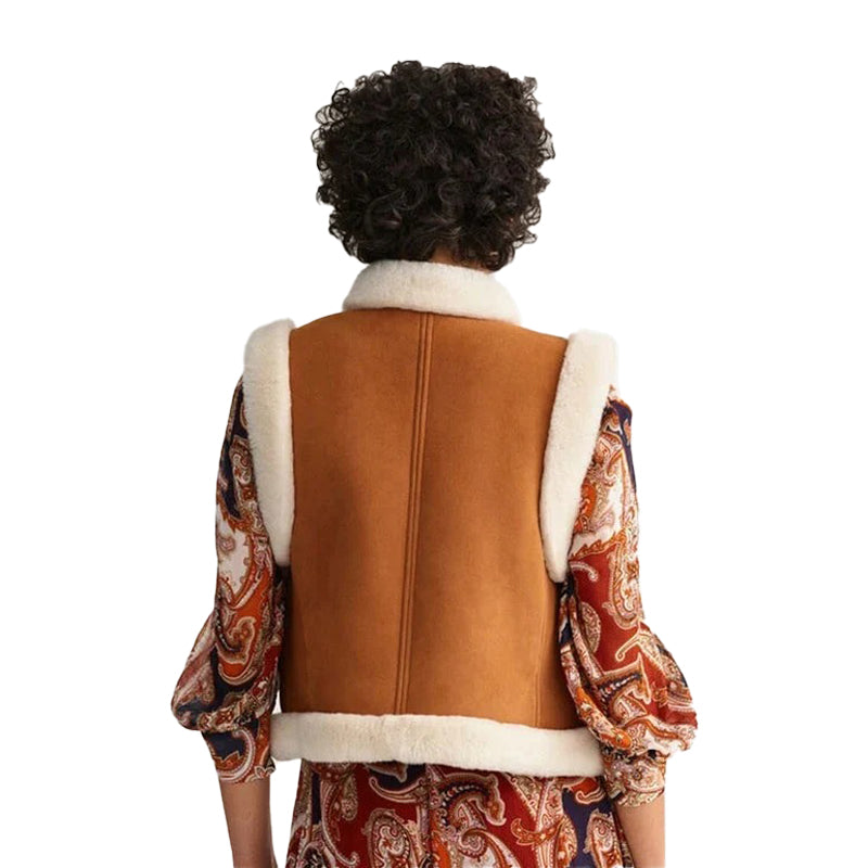 Womens-Shearling-Leather-Vest